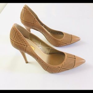 BCBGeneration Tan Stiletto Pumps Size 10